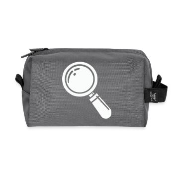 lupe - Recycelte Kulturtasche - Anthrazit - Vorne