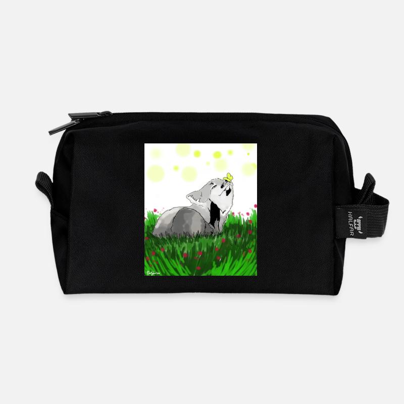 Zorrito Makoto - Recycled Toiletry Zip Bag - black