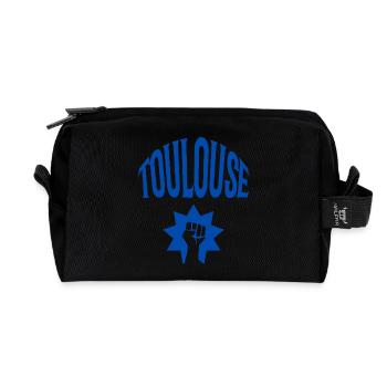 Toulouse - Recycled Toiletry Zip Bag - black - Front