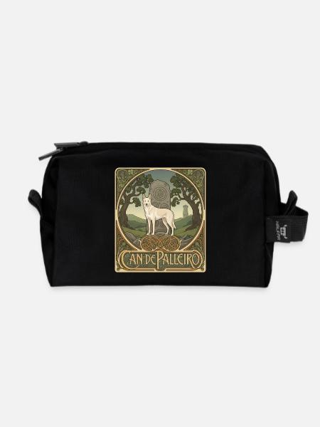 The Guardian of Teixo: Nobility of Can de Palleiro - Recycled Toiletry Zip Bag - black
