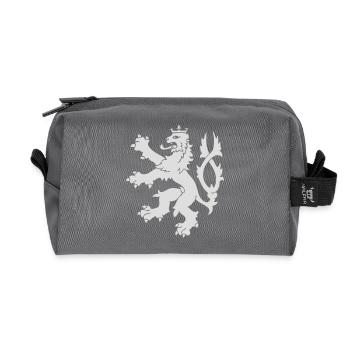 Bohemian Lion - Recycelte Kulturtasche - Anthrazit - Vorne