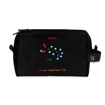 GABA - Rosie Aldrich - Recycled Toiletry Zip Bag - black - Front