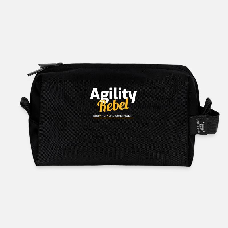 Agility Rebel **Limited Edition** - Recycelte Kulturtasche - Schwarz
