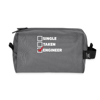 Single Taken Engineer - Recycelte Kulturtasche - Anthrazit - Vorne