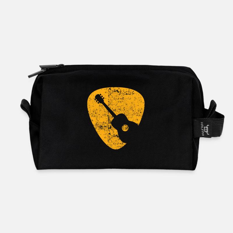 Acoustic Guitar Pick - Recycelte Kulturtasche - Schwarz
