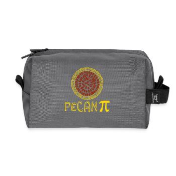 Pecan Pi Day Symbol Drôle de Science Geek - Trousse de toilette en tissu recyclé - anthracite - Devant