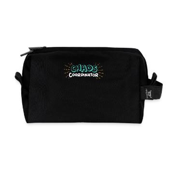 Coordinateur CHAOS - Trousse de toilette en tissu recyclé - noir - Devant