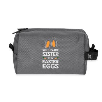 Wird Handel Schwester für Ostereier Bunny Ears - Recycelte Kulturtasche - Anthrazit - Vorne