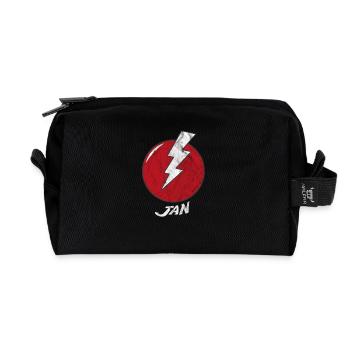 Blitz Name Shirt Superhero Superhero Jan - Recycled Toiletry Zip Bag - black - Front
