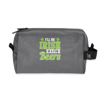 I'll Irish in a few beers - Recycelte Kulturtasche - Anthrazit - Vorne