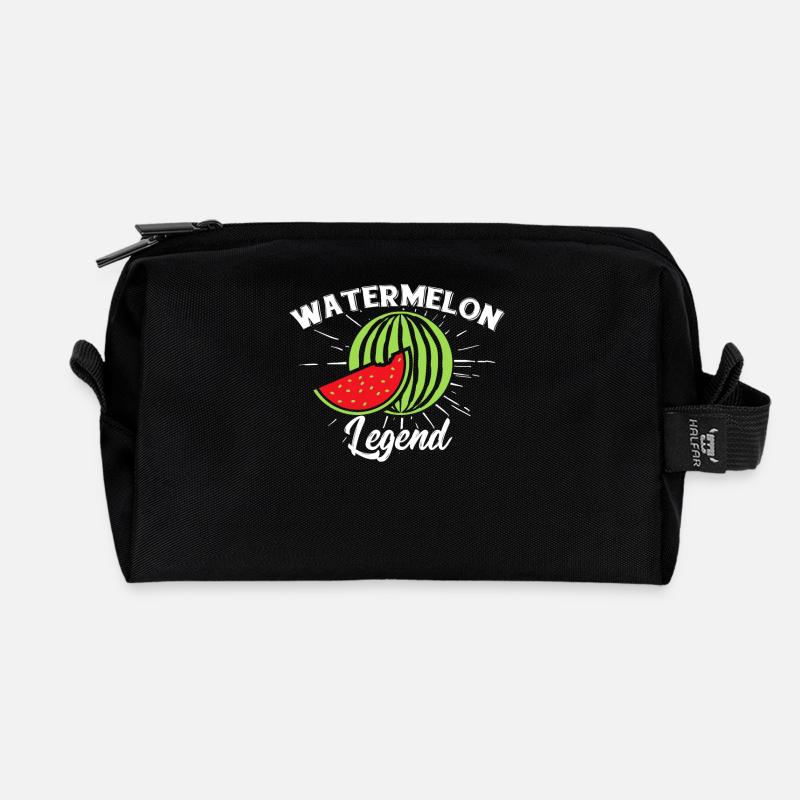 Watermelon Legend Shirt - Recycelte Kulturtasche - Schwarz