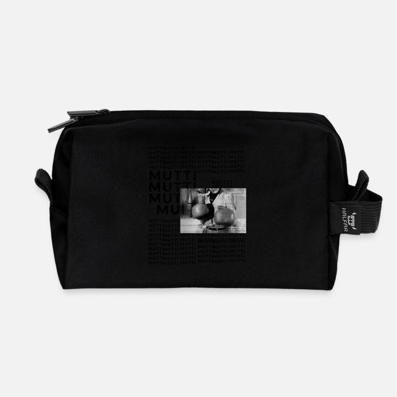 Mutti Mutti Mutti - Recycelte Kulturtasche - Schwarz