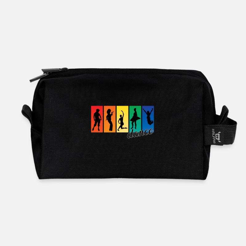 Dance - Recycelte Kulturtasche - Schwarz