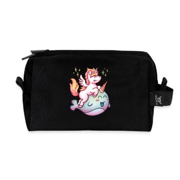 Narval de la Licorne - Trousse de toilette en tissu recyclé - noir - Devant
