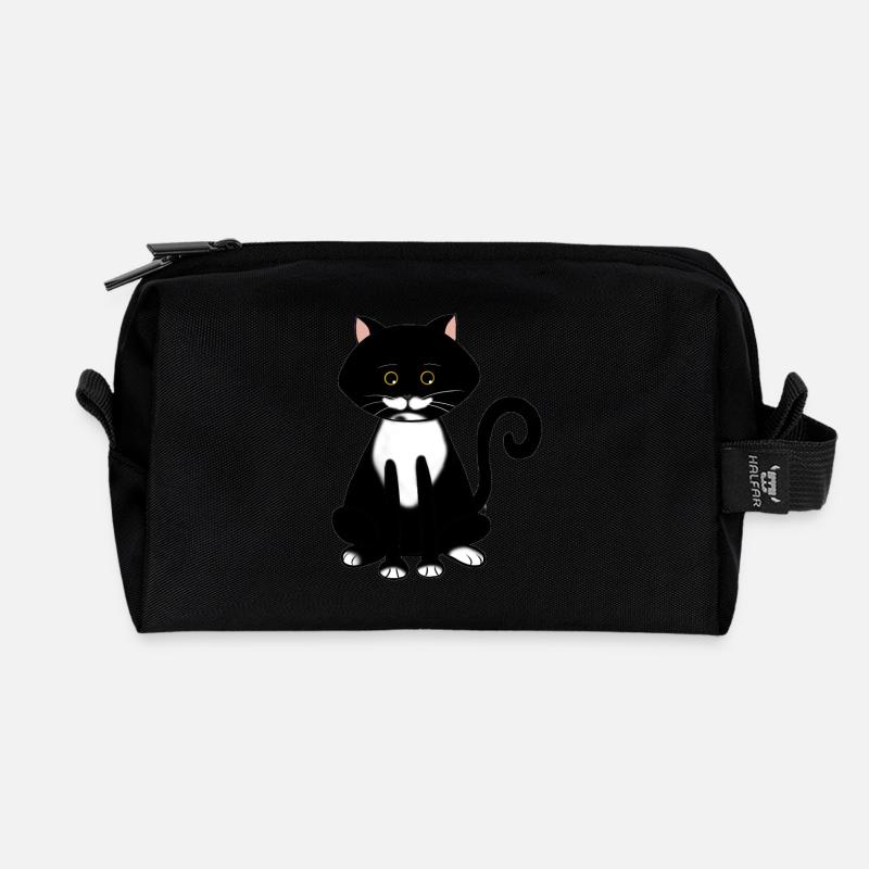 Merlin - Recycelte Kulturtasche - Schwarz