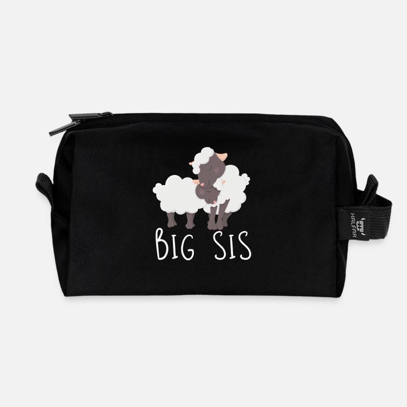 Big Sister - Recycelte Kulturtasche - Schwarz