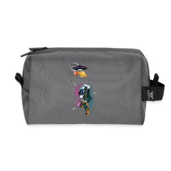 Astronaute spatial - Trousse de toilette en tissu recyclé - anthracite - Devant