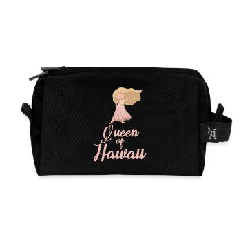 Hawaii Mädchen Urlaub - Recycelte Kulturtasche - Schwarz - Vorne