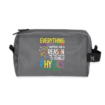 Reason is usually Physics - Trousse de toilette en tissu recyclé - anthracite - Devant