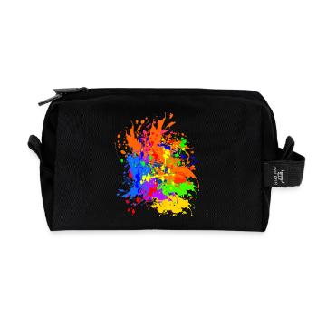 Splash - Recycled Toiletry Zip Bag - black - Front