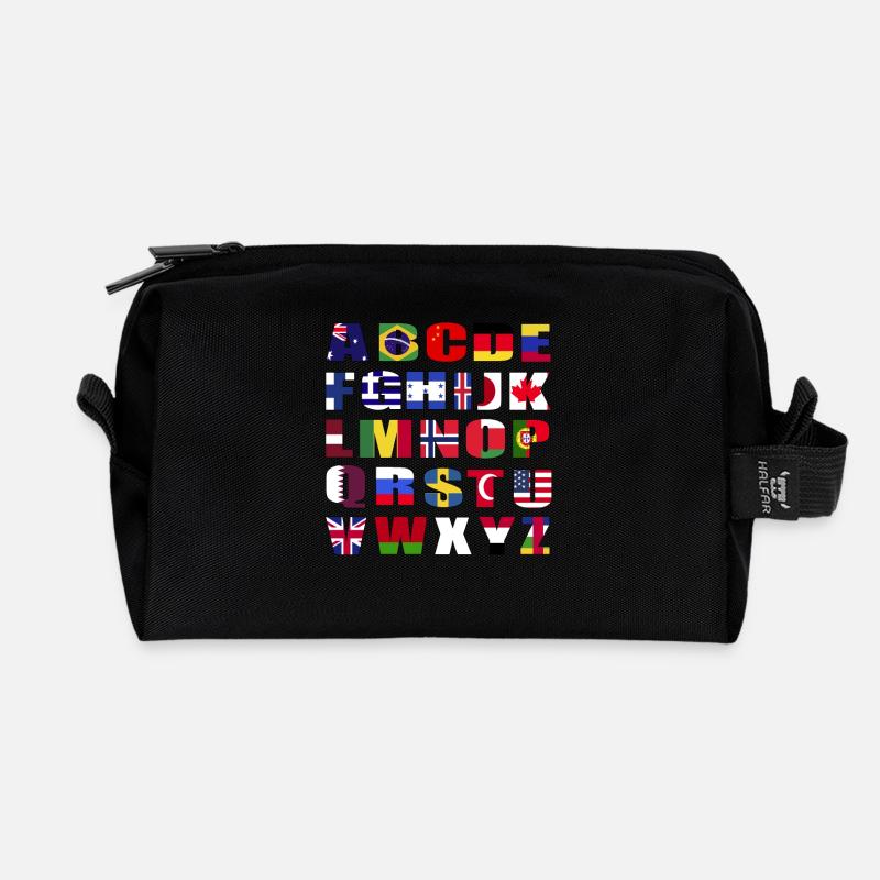Flagge - Recycelte Kulturtasche - Schwarz