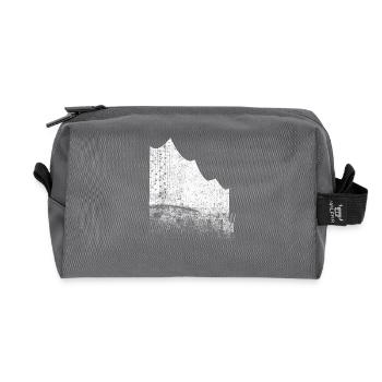 Hamburg Elbphilharmonie Hamburg Port Fan City - Recycled Toiletry Zip Bag - anthracite - Front