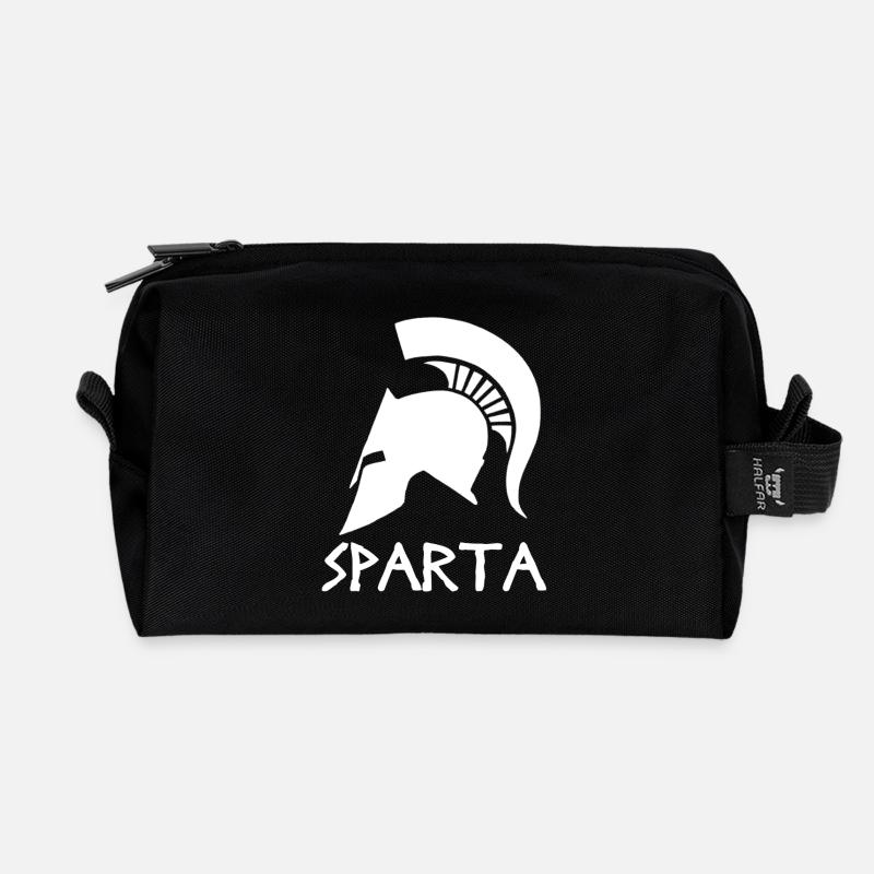 Sparta - Recycled Toiletry Zip Bag - black