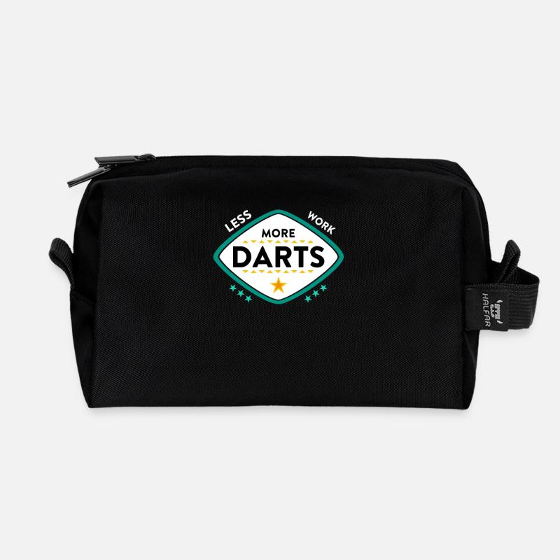 Dart - Recycelte Kulturtasche - Schwarz