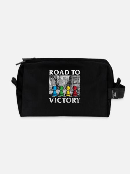 Brettspiele Road to Victory - Recycelte Kulturtasche - Schwarz