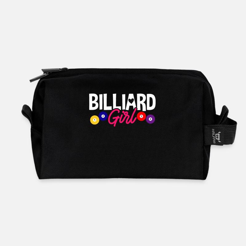 Billard Billard Pool - Recycelte Kulturtasche - Schwarz