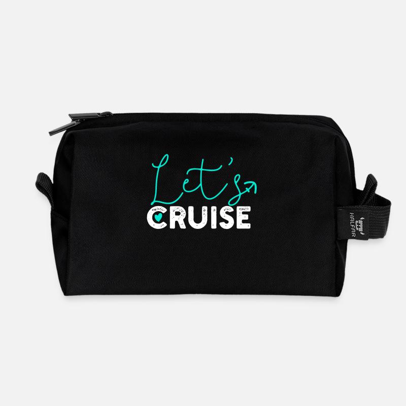 Kreuzfahrt - Recycelte Kulturtasche - Schwarz
