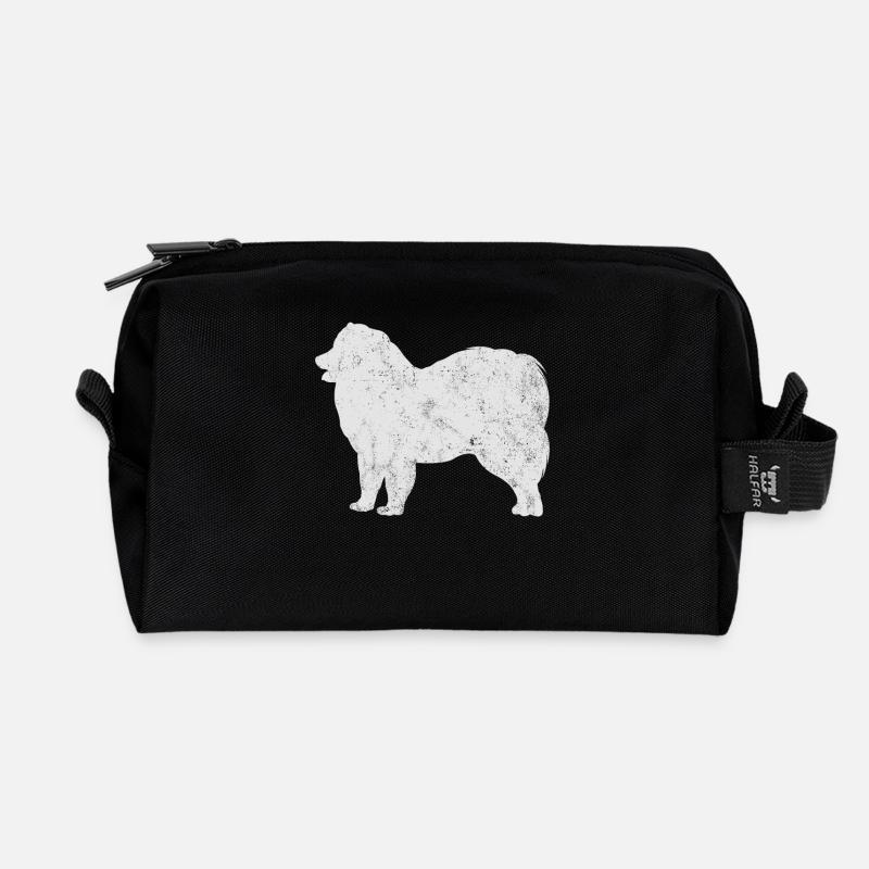 Samojede Samoyed Hundebesitzer - Recycelte Kulturtasche - Schwarz