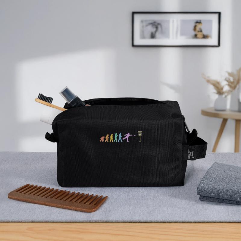Discgolf Evolution Disc Golf Discgolfer Trousse de toilette en tissu recyclé
