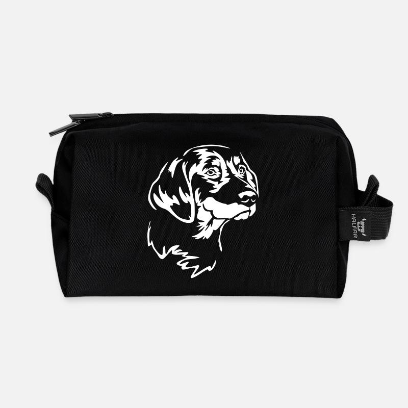 Slovensky Kopov Kopf "Black Edition" - Recycelte Kulturtasche - Schwarz