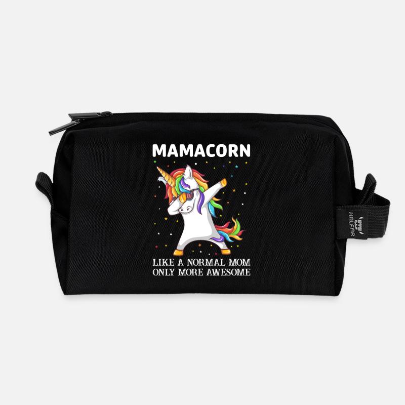 Mamacorn - Recycelte Kulturtasche - Schwarz