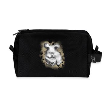 Rabbit - Recycled Toiletry Zip Bag - black - Front