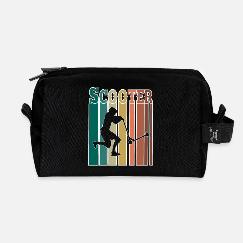 Scooter - Recycelte Kulturtasche - Schwarz