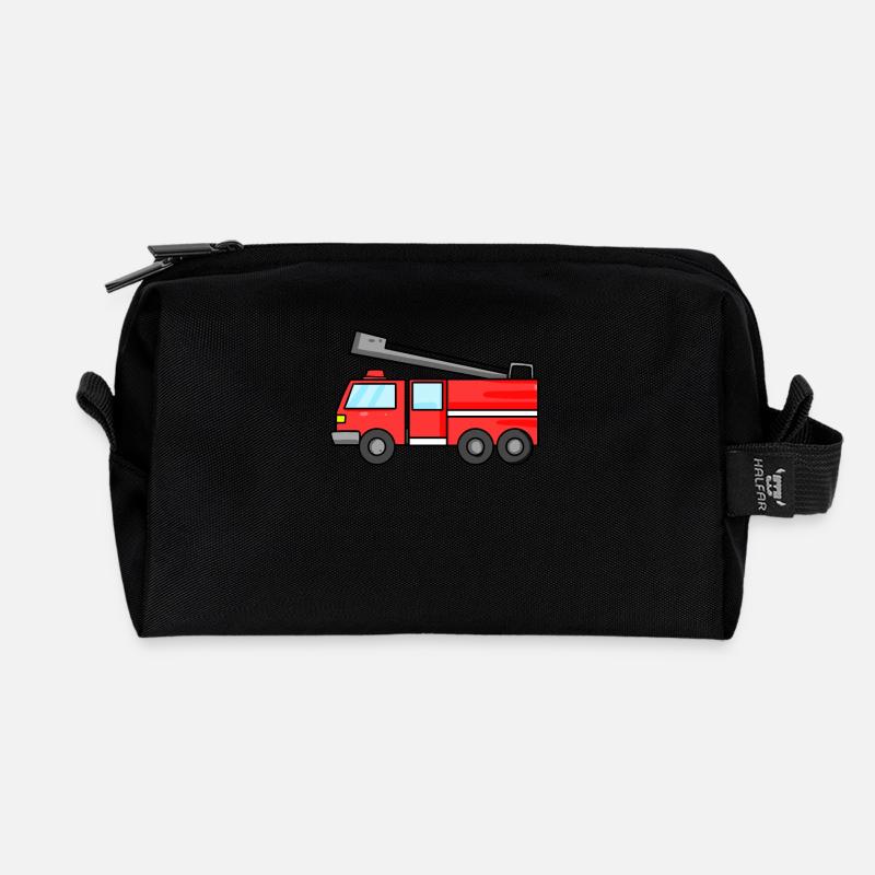 Feuerwehr - Recycelte Kulturtasche - Schwarz