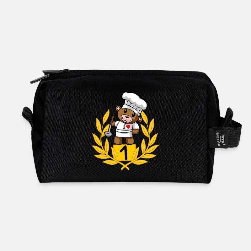 Küchenchef Chefkoch Hobbykoch Koch Berufe - Recycelte Kulturtasche - Schwarz