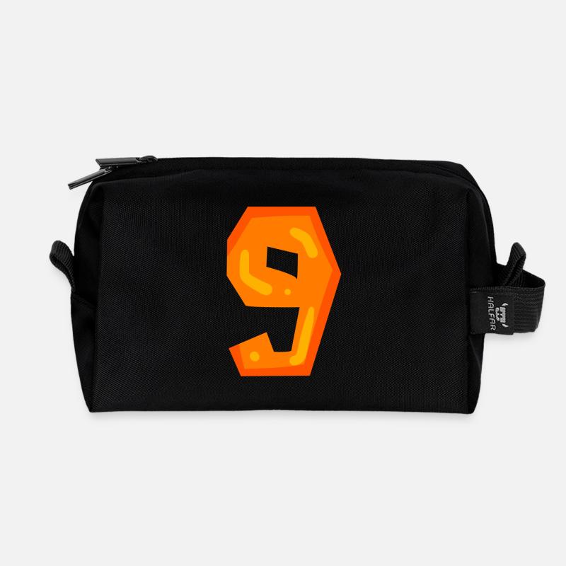 9 - Recycelte Kulturtasche - Schwarz
