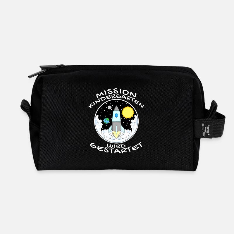 Kindergartenkind 2021 Kindergarten Geschenk - Recycelte Kulturtasche - Schwarz