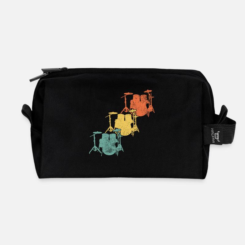 Schlagzeug Schlagzeuger - Recycelte Kulturtasche - Schwarz