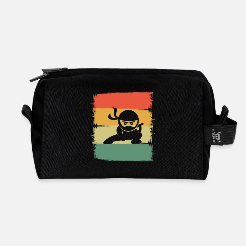 Ninja - Trousse de toilette en tissu recyclé - noir