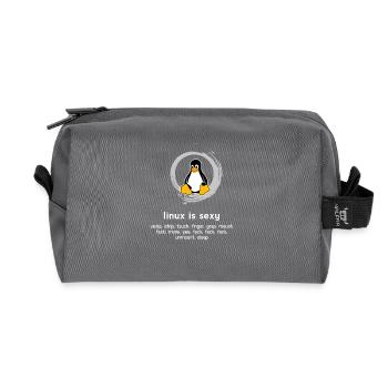 Computer Admin pc Programmierer Code System Humor - Recycelte Kulturtasche - Anthrazit - Vorne