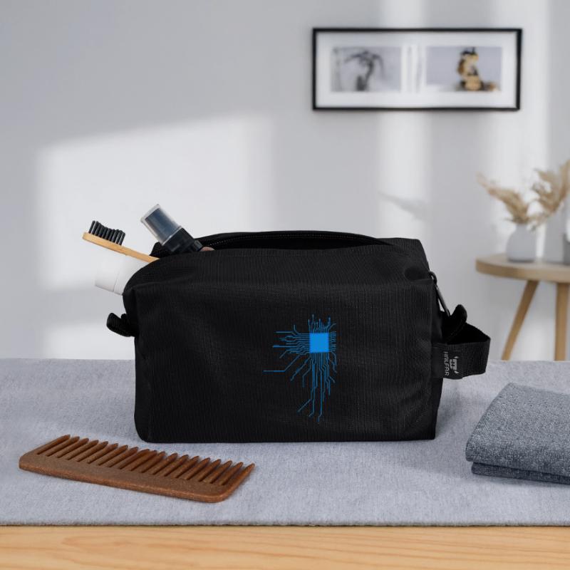 platine blau computer pc Admin Core cpu Nerd code Recycelte Kulturtasche