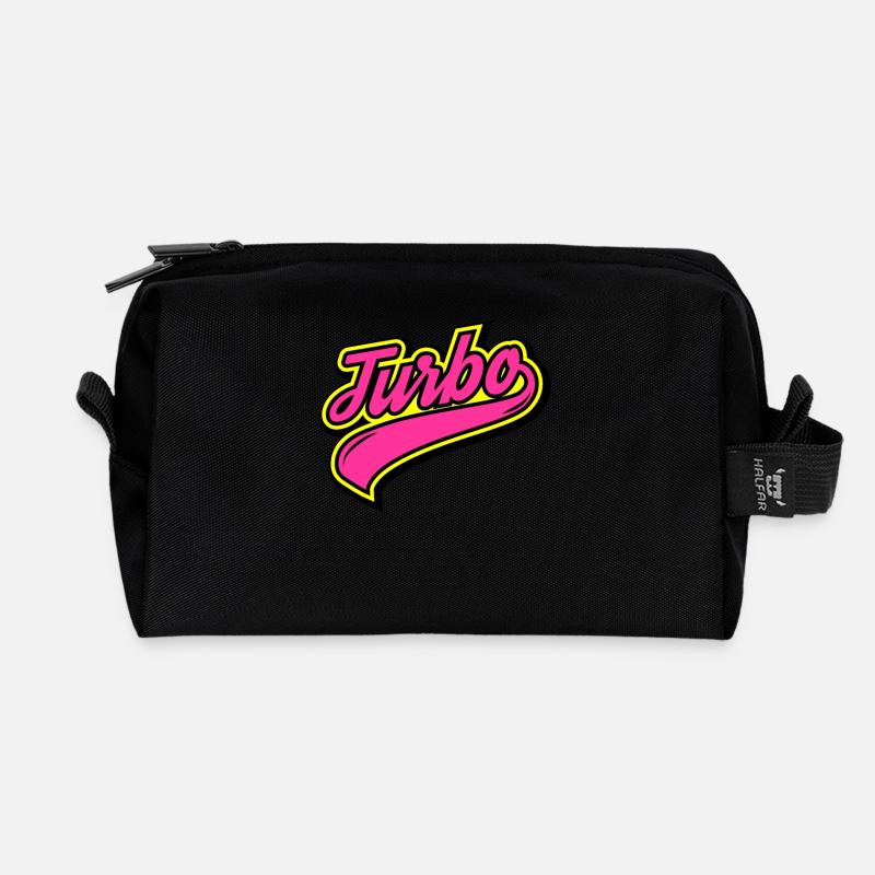 Turbo - Recycelte Kulturtasche - Schwarz