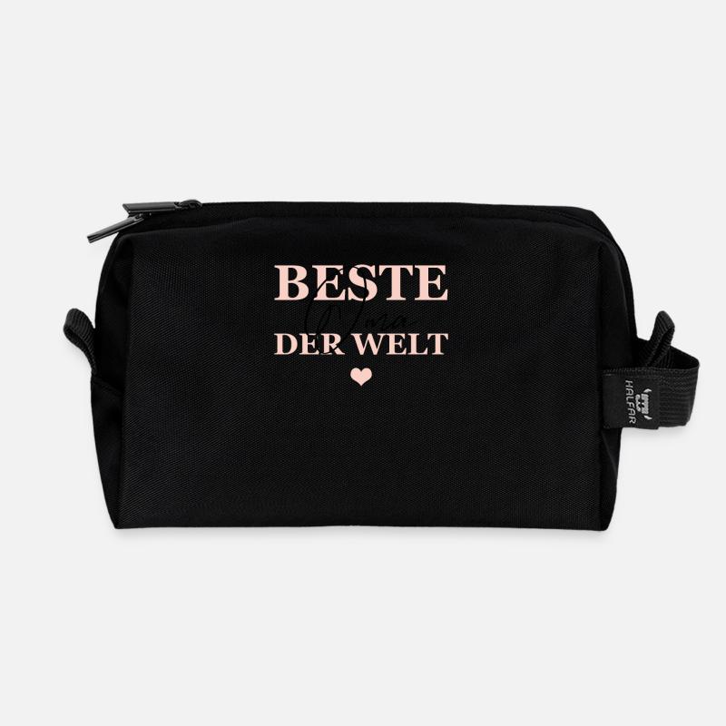 Beste Oma Der Welt - Recycelte Kulturtasche - Schwarz