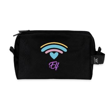 11. Geburtstag Regenbogen - Recycelte Kulturtasche - Schwarz - Vorne