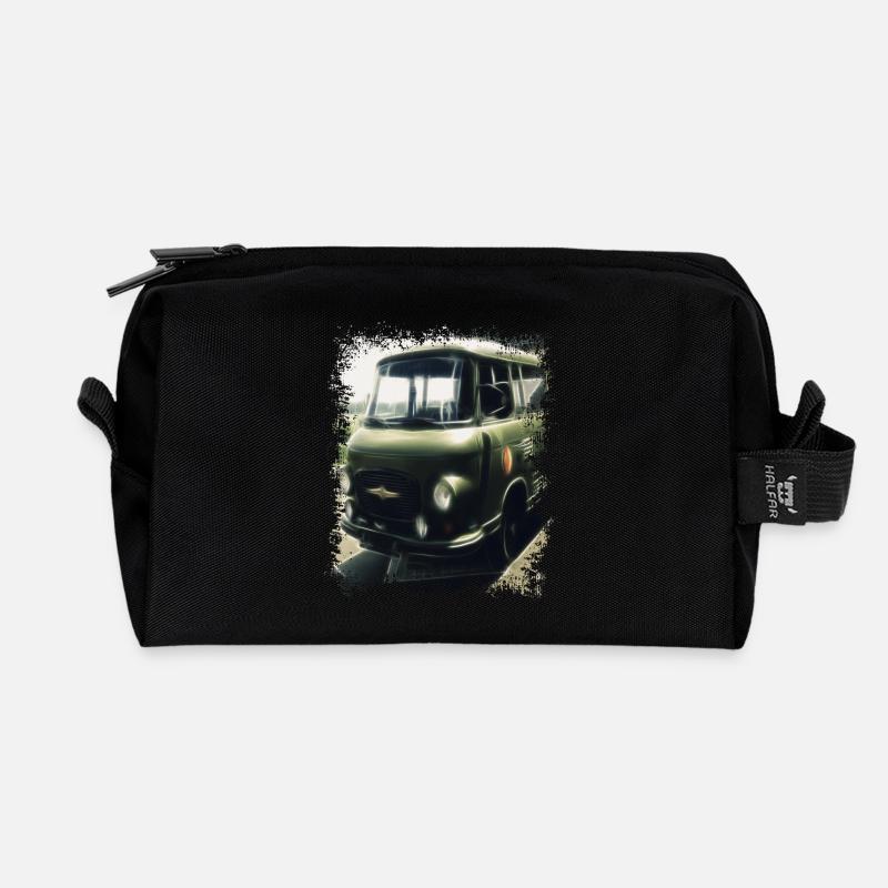 Barkas - NVA - DDR - Transporter - Recycelte Kulturtasche - Schwarz