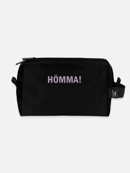 Hömma - Recycelte Kulturtasche - Schwarz